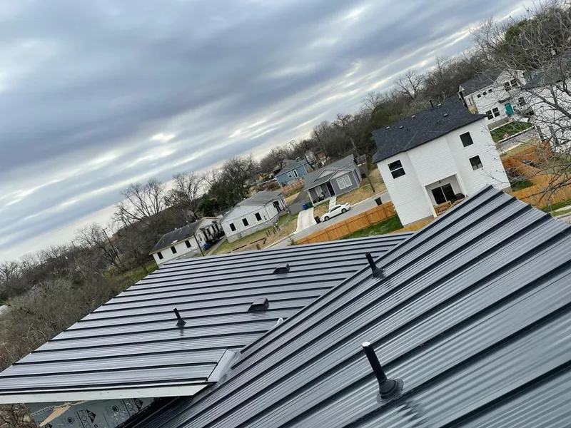Standing seam metal roof panels with vents for Skylight Repair in Chestnuthill